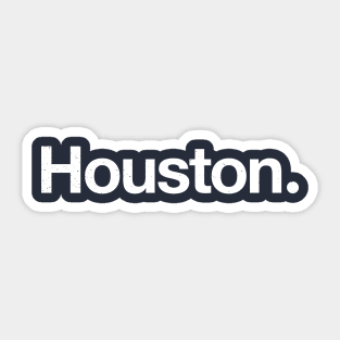 Houston. Sticker